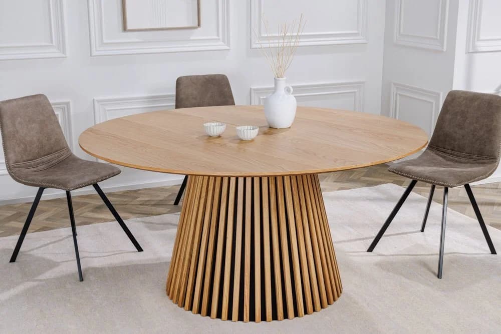 riess-ambiente Esstisch VALHALLA WOOD 120cm natur Japandi Design - Bild 2
