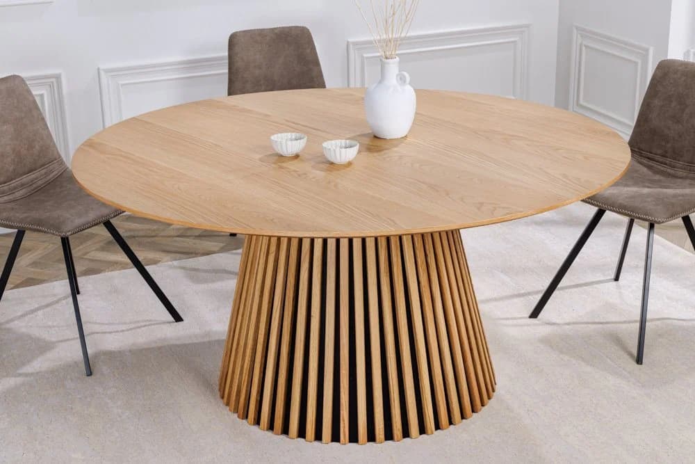 riess-ambiente Esstisch VALHALLA WOOD 120cm natur Japandi Design - Bild 3