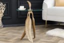 riess-ambiente Beistelltisch FEATHER 65cm Gold Handarbeit Bild 3