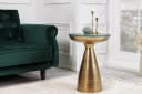 riess-ambiente Beistelltisch ELEMENTS 60cm Gold Grün Marmor Bild 2
