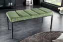 riess-ambiente Sitzbank PETIT BEAUTÉ 80cm Grün Schwarz Cord Metall Bild 3