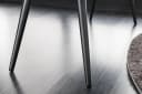 riess-ambiente Sitzbank BOUTIQUE 100cm hellgrau/schwarz Cord-Bezug Metallbeine Bild 5