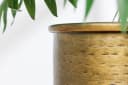 riess-ambiente Übertopf UNIT 70/50cm Gold Hammerschlag-Design Bild 5