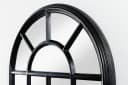 riess-ambiente Wandspiegel CASTILLO 140cm Schwarz Pinienholz Fenster-Design Bild 5
