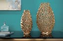 riess-ambiente Dekovase ABSTRACT LEAF 40cm gold Bild 1