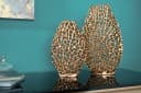 riess-ambiente Dekovase ABSTRACT LEAF 40cm gold Bild 2