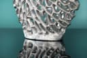 riess-ambiente Dekovase ABSTRACT LEAF 40cm Silber Bild 5