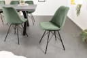 riess-ambiente Polsterstuhl SCANDINAVIA MEISTERSTÜCK Grün Cord Bild 3