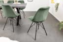 riess-ambiente Polsterstuhl SCANDINAVIA MEISTERSTÜCK Grün Cord Bild 4