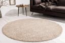 riess-ambiente Wollteppich 150cm Beige Rund Bild 1