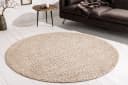 riess-ambiente Wollteppich 150cm Beige Rund Bild 3