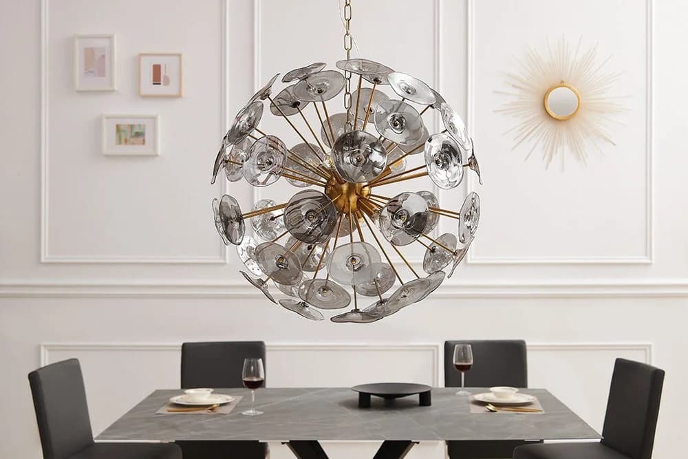 riess-ambiente Pendelleuchte INFINITY HOME 65cm transparent / gold - Bild 2