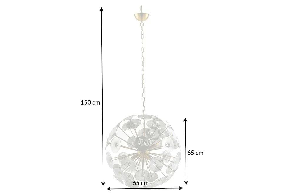 riess-ambiente Pendelleuchte INFINITY HOME 65cm transparent / gold - Bild 4