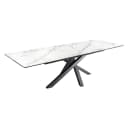 riess-ambiente Esstisch MARVELOUS Weiß Keramik Marmor-Design Ausziehbar Bild 1