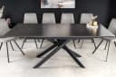 riess-ambiente Esstisch ALPINE Anthrazit Keramik ausziehbar Industrial Design Bild 2