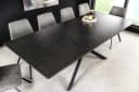 riess-ambiente Esstisch ALPINE Anthrazit Keramik ausziehbar Industrial Design Bild 3