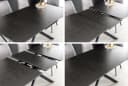 riess-ambiente Esstisch ALPINE Anthrazit Keramik ausziehbar Industrial Design Bild 5