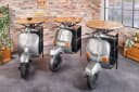 riess-ambiente Bartisch SCOOTER Upcycling Mangoholz Silber Bild 3