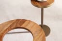 riess-ambiente Couchtisch GATSBY 110cm Braun/Gold Retro Design Bild 5
