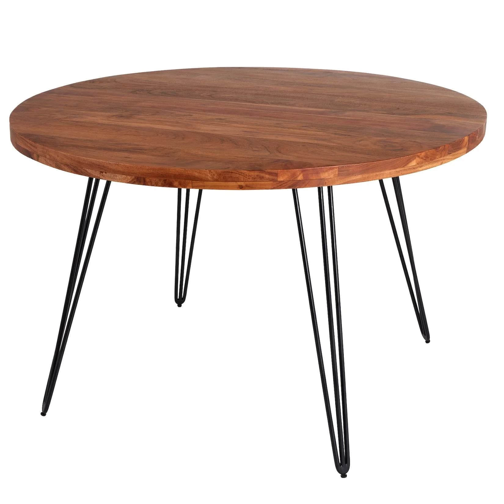 riess-ambiente Esstisch SCORPION 120cm Rund Akazie Retro