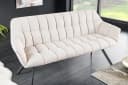 riess-ambiente Sitzbank PAPILLON 165cm Champagner Beige Stoff Metall Bild 2