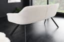 riess-ambiente Sitzbank PAPILLON 165cm Champagner Beige Stoff Metall Bild 4