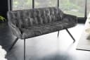 riess-ambiente Sitzbank PAPILLON Grau Schwarz Samt Metall Bild 4