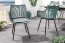riess-ambiente SIGNUM Stuhl Salbei/Schwarz mit Armlehnen Indoor Outdoor Bild 3