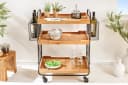 riess-ambiente Servierwagen SEVEN SEAS 80cm Massivholz Metall Bild 3