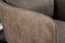 riess-ambiente Polsterstuhl BIG GEORGE Taupe/Schwarz mit 360°-Drehfunktion Bild 5