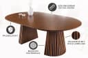 riess-ambiente Esstisch VALHALLA WOOD Eiche smoked braun ausziehbar Bild 3