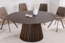 riess-ambiente Esstisch VALHALLA WOOD Rund 140cm Smoked Braun Bild 3