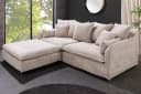 riess-ambiente Fußhocker HEAVEN 100cm Beige Bouclé abnehmbar Bild 5