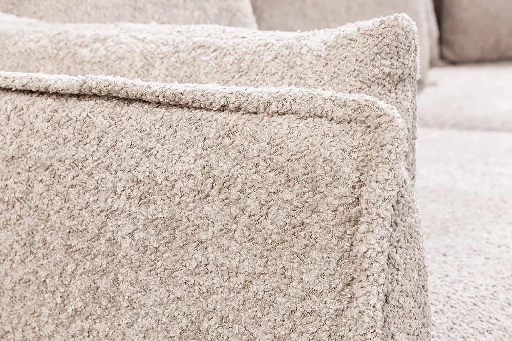 riess-ambiente HEAVEN 3-Sitzer Sofa Beige Bouclé mit abnehmbarem Bezug - Bild 5