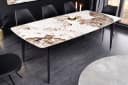 riess-ambiente Esstisch MILANO Keramik Weiß-Braun Schwarz Modern Bild 2