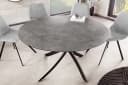riess-ambiente Esstisch ALPINE 120cm anthrazit Rund mit Sterngestell Bild 1