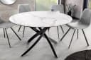 riess-ambiente Esstisch ALPINE 120cm weiß Marmor Optik Bild 2