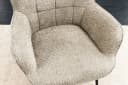 riess-ambiente Sessel SCANDINAVIA Beige/Schwarz mit Armlehnen Bild 4