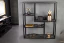 riess-ambiente Wandregal SLIM LINE 95cm Industrial Metall 5 Fächer Bild 1