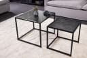 riess-ambiente Beistelltisch Set SLIM LINE Industrial Anthrazit/Schwarz Bild 3