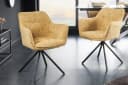 riess-ambiente Stuhl VERONA Senfgelb mit Armlehne Bild 3