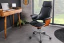 riess-ambiente Bürostuhl MANHATTAN natur/schwarz mit Armlehne Bild 1