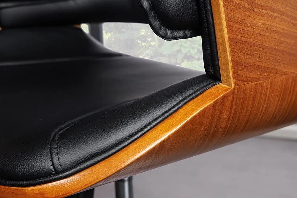 riess-ambiente Bürostuhl MANHATTAN natur/schwarz mit Armlehne - Bild 5