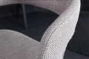 riess-ambiente Barhocker MANHATTAN Grau/Schwarz Höhenverstellbar mit Lehne Bild 5