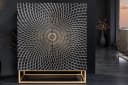 riess-ambiente Highboard ILLUSION 120cm Schwarz/Gold 3D Schnitzereien Bild 1