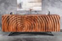 riess-ambiente Lowboard ZEN 180cm Mangoholz Schwarz Bild 1