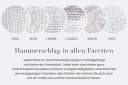 riess-ambiente Tischvase ABSTRACT ORIENT Silber Hammerschlag-Design Bild 5
