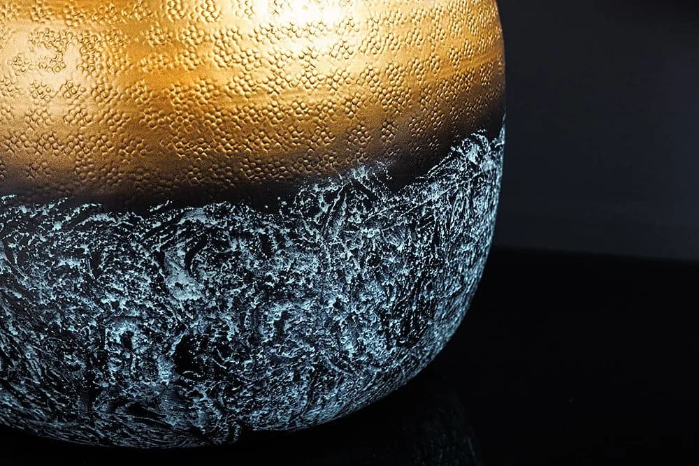 riess-ambiente Tischvase ABSTRACT ORIENT 40cm Gold Hammerschlag-Design - Bild 5