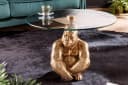 riess-ambiente Couchtisch WILDLIFE KONG 60cm Gold Affenfigur Bild 2