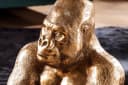 riess-ambiente Couchtisch WILDLIFE KONG 60cm Gold Affenfigur Bild 4